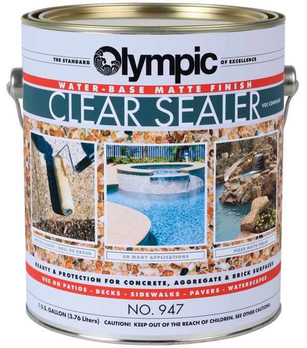 Olympic Clear Sealer - Matte Finish 